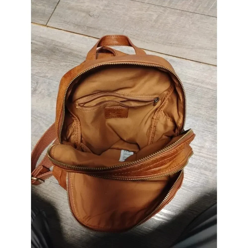 JOY SUSAN Kinsley Convertible Crossbody Backpack Bag Purse Russet Brown